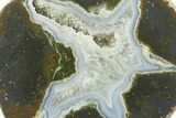 Colorful Polished Thunderegg Half - Nevada #337861-1